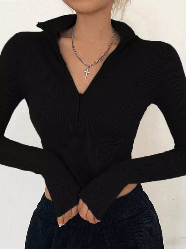 Long Sleeves Crop Top - Image 2