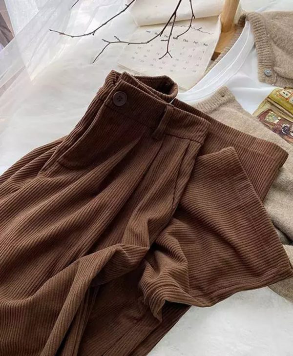 Retro Corduroy Pants - Image 3