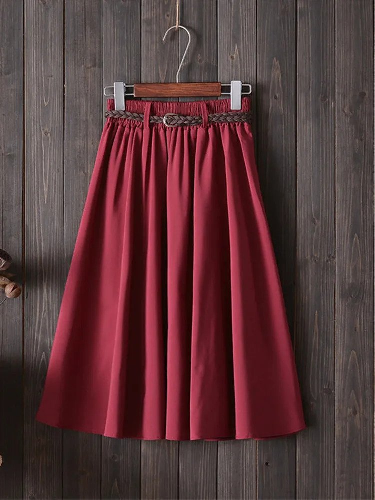 Knee Length Summer Skirt