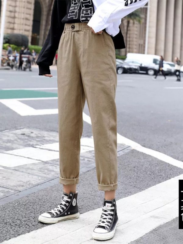 High Waist Casual Pants