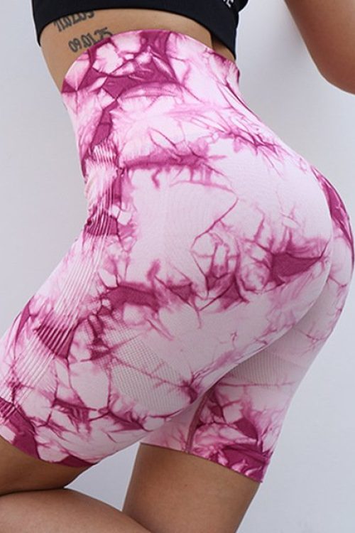 Seamless Tie Dye Short Leggings