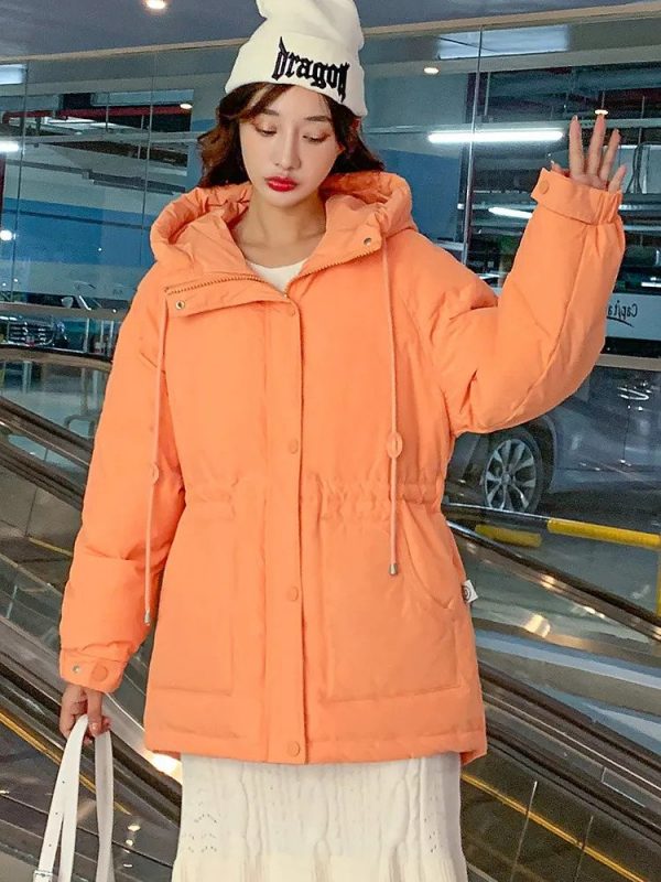 Slim Hooded Parka Jacket - Image 4